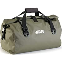 Bolso cilíndrico- Impermeable- para Asiento de Motocicleta- de Givie (EA115KG)- Capacidad de 40 litros- Color Verde